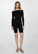 MANGO ABRIL 67067114-TN MANGO WOMEN SHORT-2