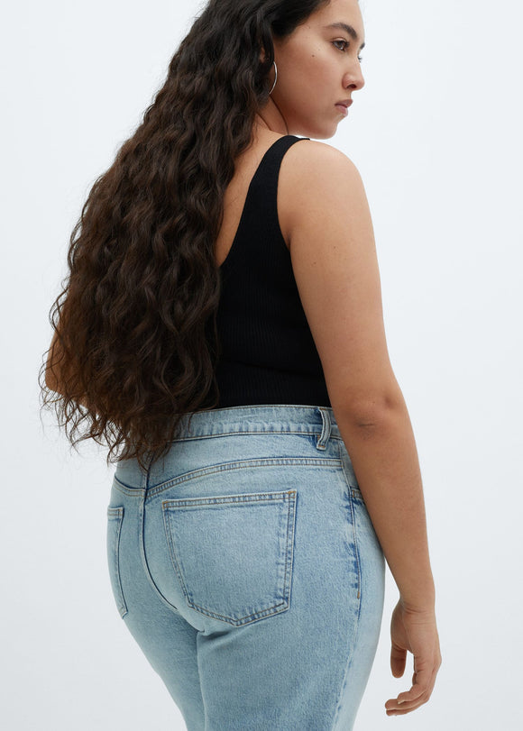 MANGO NEWMOM 67086323-BL MANGO WOMEN DENIM JEANS