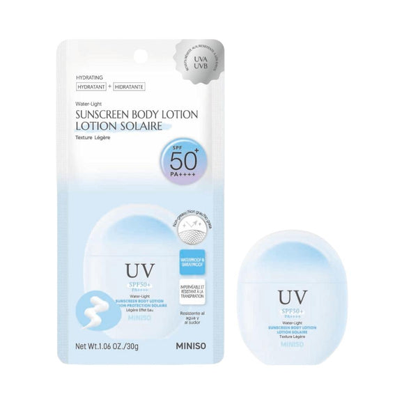 MINISO WATER-LIGHT SUNSCREEN BODY LOTION 2028308710108 SUNSCREEN