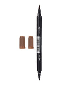 MINISO WATER SOLUBLE DOUBLE HEADED COLORED PEN (CHOCOLATE) 0400013061 MARKER-1