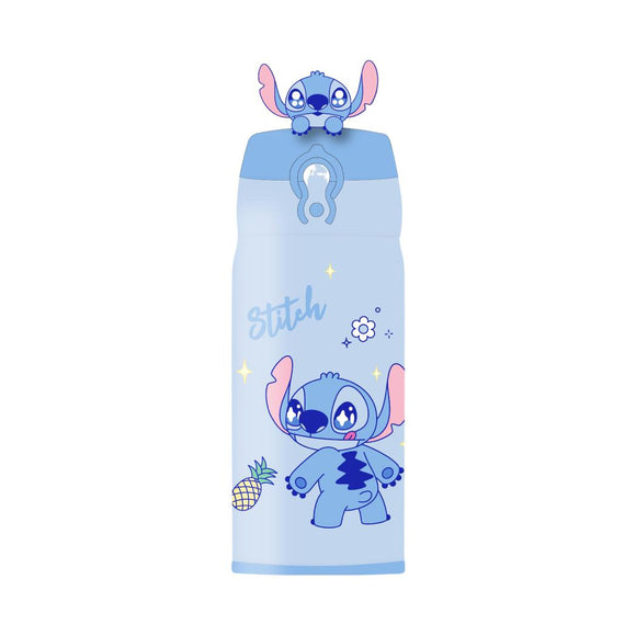 MINISO DISNEY STITCH DINNER PARTY COLLECTION PINEAPPLE INSULATED BOTTLE 320ML (STITCH) 2020332610102 VACUUM BOTTLE