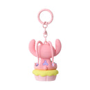MINISO DISNEY STITCH DINNER PARTY COLLECTION STRAWBERRY CUPCAKE KEYCHAIN(ANGEL) 2020502210101 FASHIONABLE ORNAMENTS-2