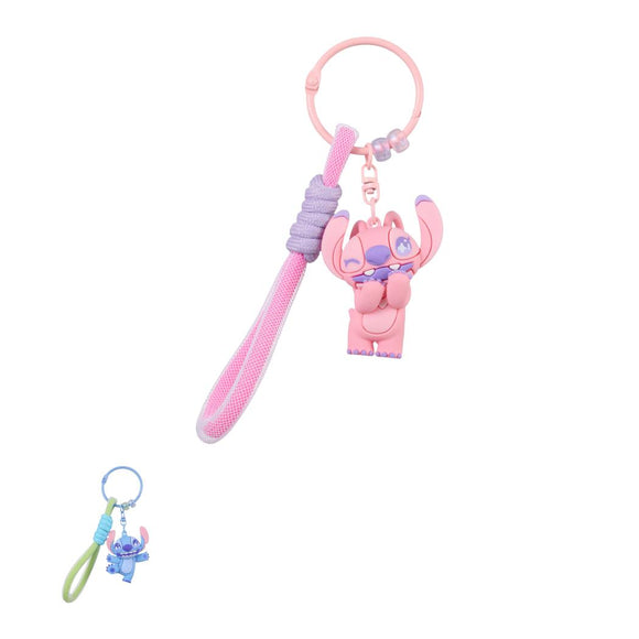 MINISO DISNEY STITCH DINNER PARTY COLLECTION 3D KEYCHAIN 2020502110104 FASHIONABLE ORNAMENTS