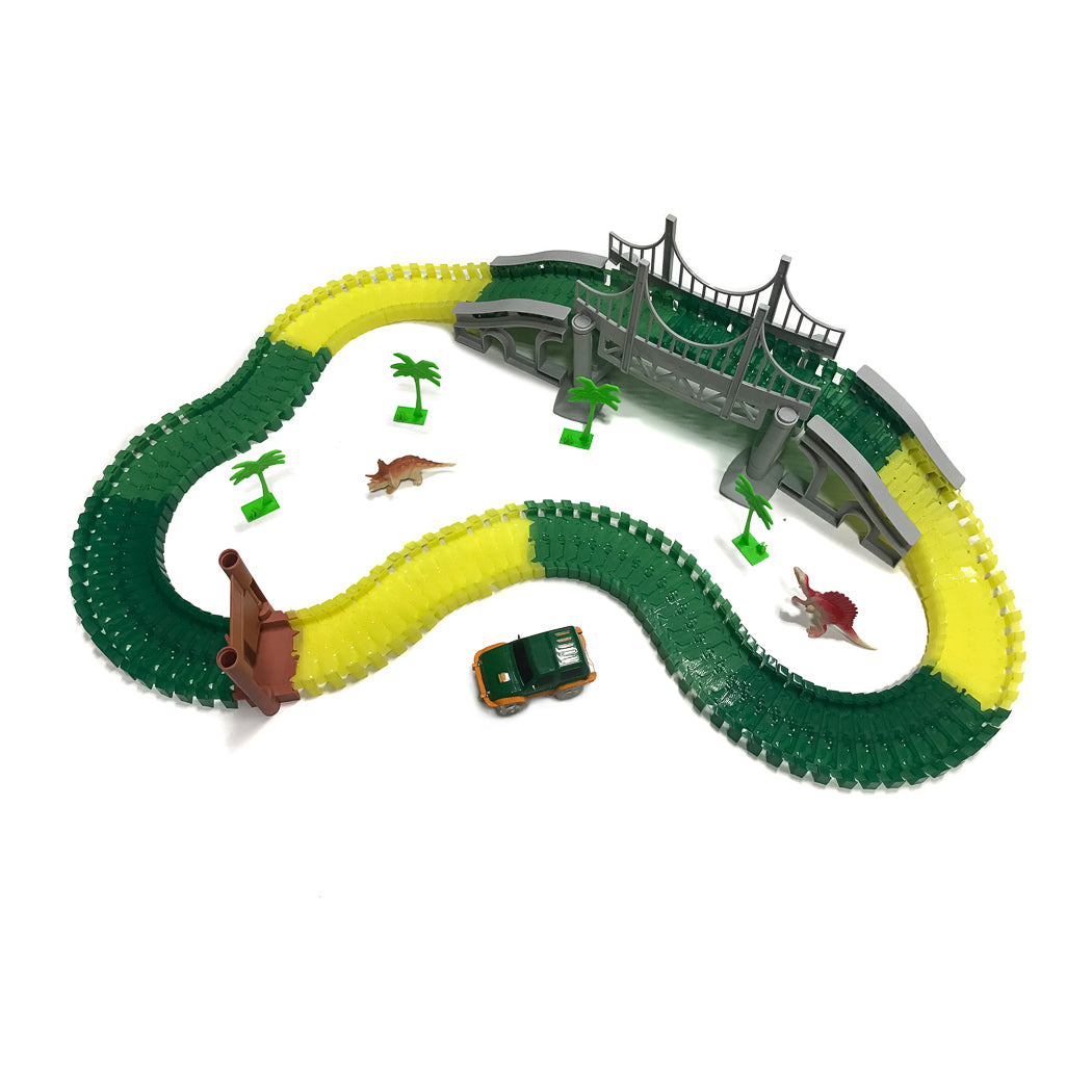 MINISO TRACK SET WITH DINOSAURS 2010436810102 TOY WITH SOUND AND LIGHT