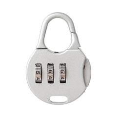 MINISO MINI ROUND LOCK(SILVER) 2010615812101 TRAVEL ACCESSORIES