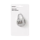 MINISO MINI ROUND LOCK(SILVER) 2010615812101 TRAVEL ACCESSORIES-4