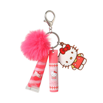 MINISO HELLO KITTY EMOLLIENT LIP GLOSS & LIP BALM KEYCHAIN FOR KIDS 2021791110103 KIDS LIP BALM