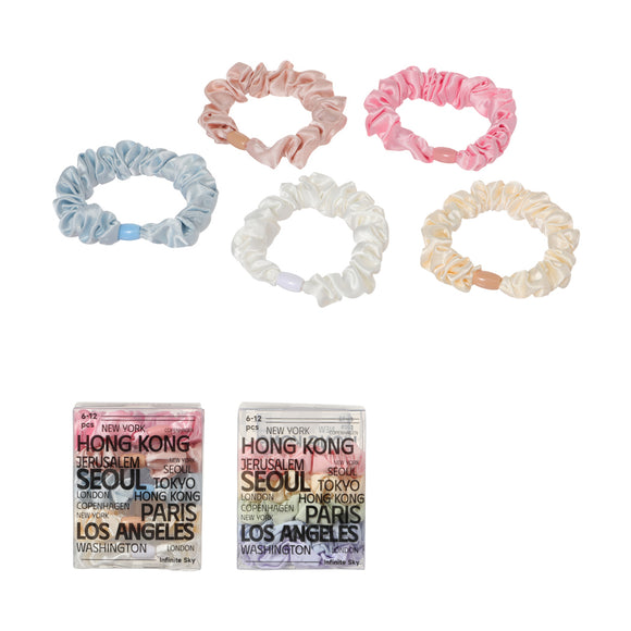 MINISO SATIN HAIR TIES IN BOX (5 PCS) 2018106910107 HAIR TIE