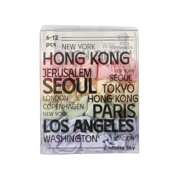 MINISO SATIN HAIR TIES IN BOX (5 PCS) 2018106910107 HAIR TIE