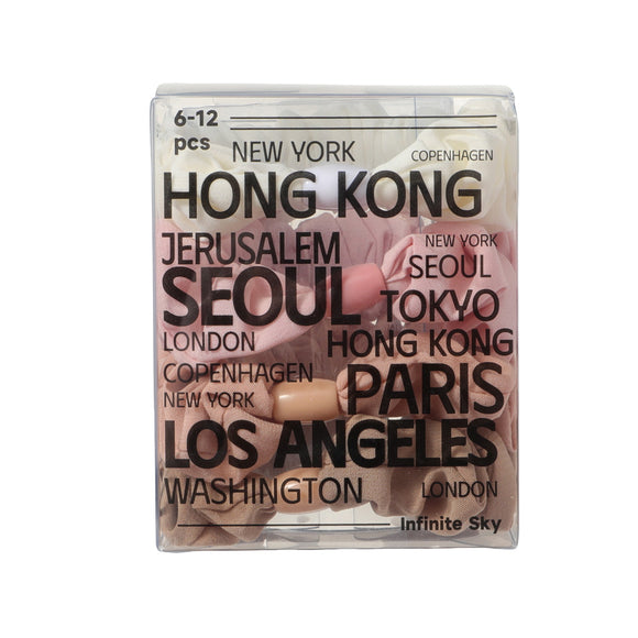 MINISO BROWN HAIR TIES IN BOX (4 PCS) 2018107210107 HAIR TIE