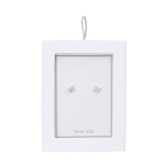 MINISO STERLING SILVER STUD EARRINGS (1 PAIR) 2022805210109 EARRINGS