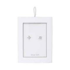 MINISO STERLING SILVER STUD EARRINGS (1 PAIR) 2022805310106 EARRINGS