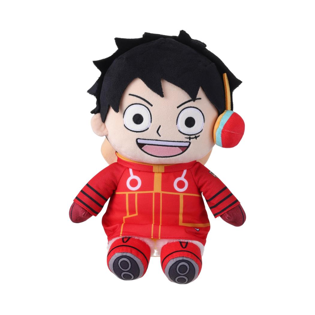 MINISO ONE PIECE COLLECTION 12IN. SITTING-POSTURE PLUSH TOY ( LUFFY ) 2024652511101 IP PLUSH