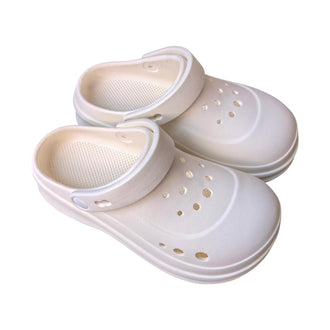 MINISO BUBBLE SERIES CLOGS (WHITE, 37-38) 2025000314115 FASHIONABLE SLIPPERS