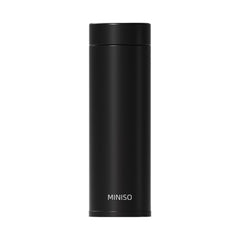 MINISO PORTABLE DOUBLE-WALL INSULATED BOTTLE 300ML(BLACK) 2025117211109 VACUUM CUP/ KETTLE