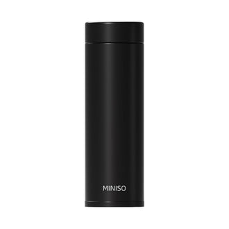 MINISO PORTABLE DOUBLE-WALL INSULATED BOTTLE 300ML(BLACK) 2025117211109 VACUUM CUP/ KETTLE