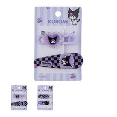 MINISO KUROMI HAIR CLIP (2 PCS) 2025646610107 HAIR CLIPPERS