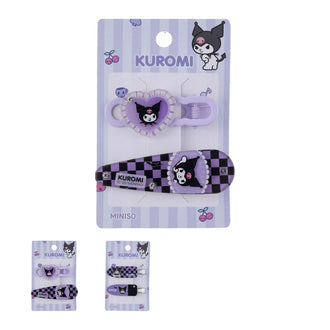 MINISO KUROMI HAIR CLIP (2 PCS) 2025646610107 HAIR CLIPPERS