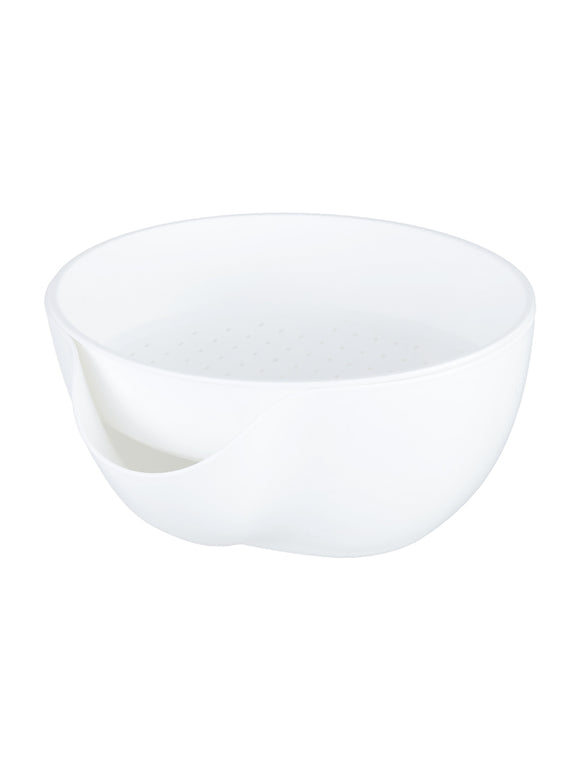 MINISO DOUBLE-LAYER DRAINAGE BASKET ( WHITE ) 2010226310102 KITCHEN SUPPLIES