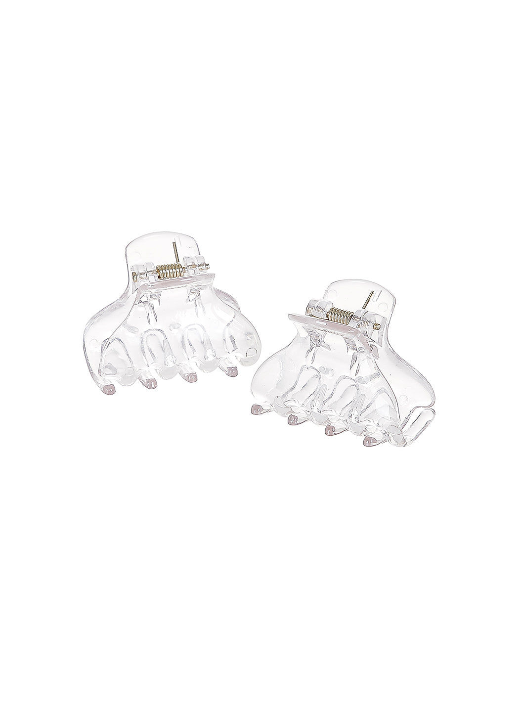 MINISO TRANSPARENT SERIES CLASSIC LITTLE CLAW CLIPS 1PAIR 0600074411 HAIR CLIPPERS