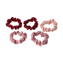 MINISO SMALL COLOR GRADIENT HAIR TIES ( 5 PCS, PINK ) 2013219710101 HEAD TIE-1