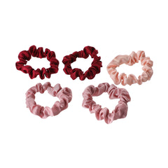 MINISO SMALL COLOR GRADIENT HAIR TIES ( 5 PCS, PINK ) 2013219710101 HEAD TIE