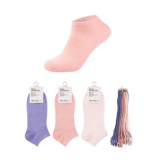MINISO WOMEN'S COLORED SOCKS ( PINK SERIES ) 2013373211100 WOMEN'S LOW-CUT SOCKS