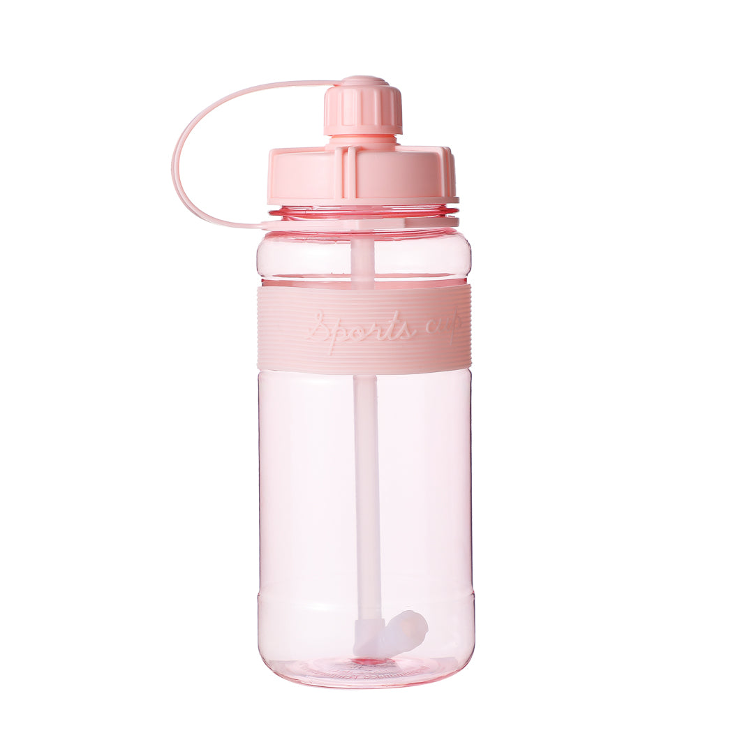 MINISO LARGE CAPACITY PLASTIC WATER BOTTLE FOR SPORTS (1000ML) (PINK) 2013385510109 PLASTIC WATER BOTTLE