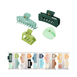 MINISO BASIC SERIES HAIR CLAW CLIPS (4 PCS) 2014110010109 HAIR CLIPPERS