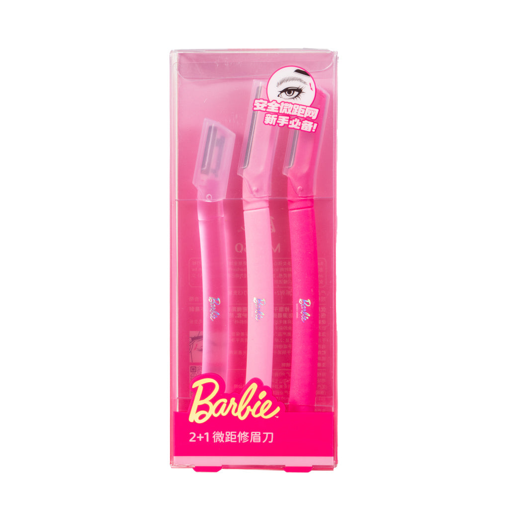 MINISO BARBIE COLLECTION 2+1 EYEBROW RAZORS (3 PCS) 2015102610109 EYEBROW SHAVER