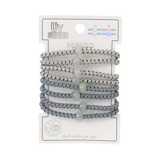 MINISO UV COLOR-CHANGING SERIES HAIR TIES (8 PCS) 2028078010101 RUBBER BAND