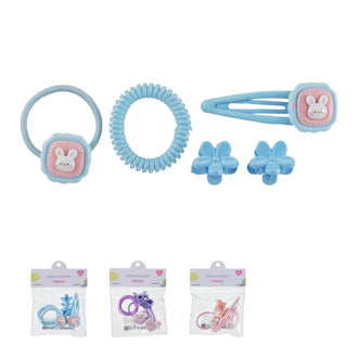 MINISO IN-BAG SERIES CARTOON HAIR ACCESSORIES SET (5 PCS) 2028081310106 HAIR CLIPPERS