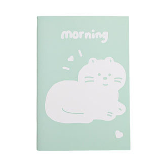 MINISO ANIMAL SERIES A5 STITCH-BOUND BOOK (GREEN) (32 SHEETS) 2028694210107 MEMO BOOK
