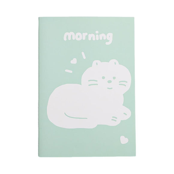 MINISO ANIMAL SERIES A5 STITCH-BOUND BOOK (GREEN) (32 SHEETS) 2028694210107 MEMO BOOK