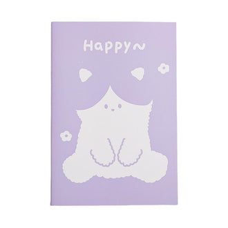 MINISO ANIMAL SERIES A5 STITCH-BOUND BOOK (PURPLE) (32 SHEETS) 2028694610105 MEMO BOOK