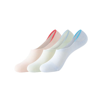 MINISO COOLNISO COOLING SERIES WOMEN'S LOW CUT SOCKS (3 PAIRS,CANDY COLOR) 2028763010102 WOMEN'S NO-SHOW SOCKS