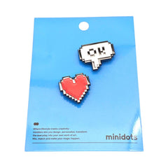 MINISO MOOD SERIES METAL CHARM(HEART) 2028990410102 CHARM