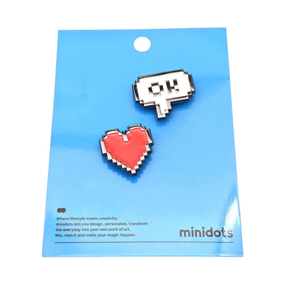 MINISO MOOD SERIES METAL CHARM(HEART) 2028990410102 CHARM