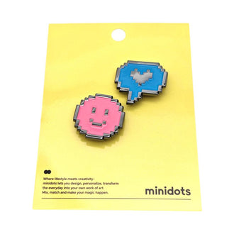 MINISO MOOD SERIES METAL CHARM(SMILEY FACE) 2028990414100 CHARM