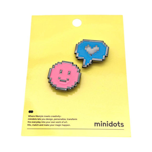 MINISO MOOD SERIES METAL CHARM(SMILEY FACE) 2028990414100 CHARM