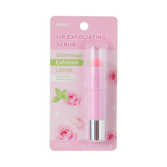 MINISO LIP EXFOLIATING SCRUB(MINT & ROSE) 2026877612106 LIP BALM
