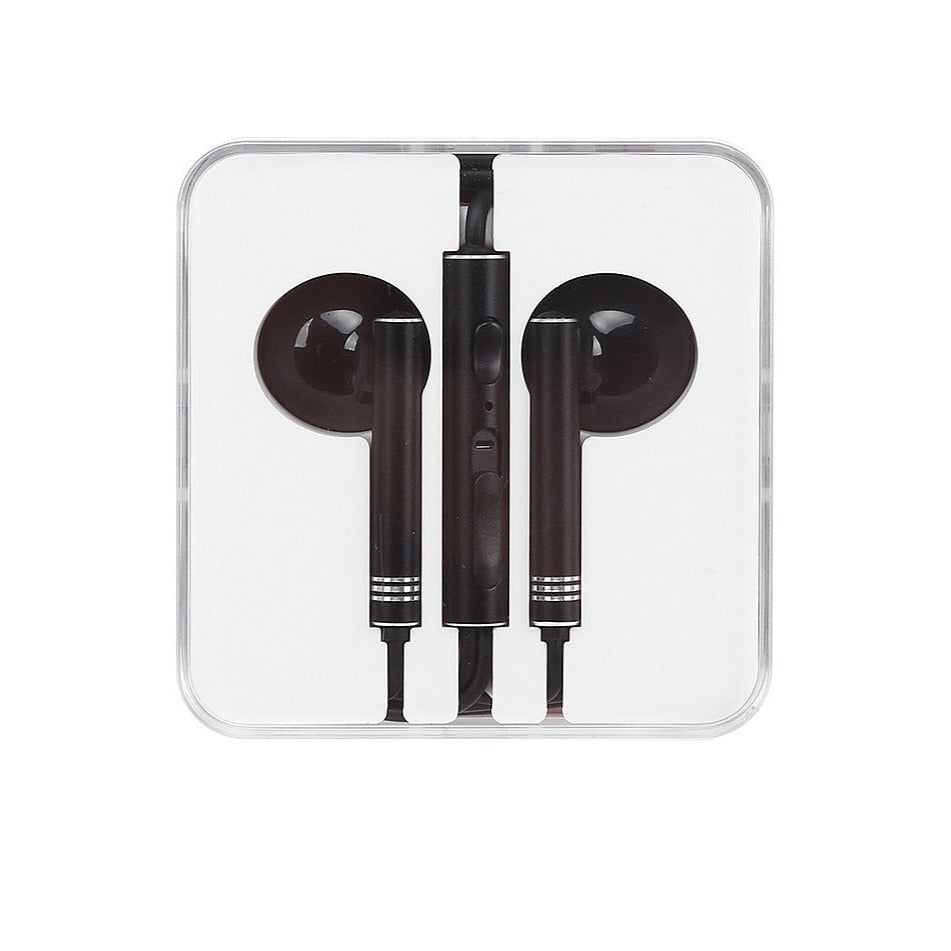 MINISO WIRE CONTROL IN-EAR EARPHONES WITH MIC ( BLACK ) MODEL:1318# 0500021781 EARPHONES