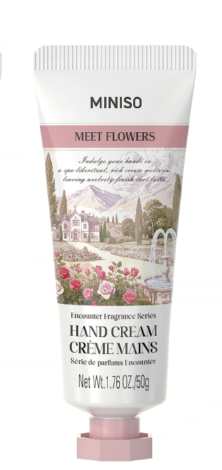 MINISO MOISTURIZING HAND CREAM(ROSE LYCHEE SCENT) 2030278912109 HAND CREAM