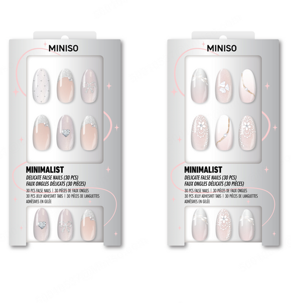 MINISO SPARKLE SERIES FALSE NAILS WITH JELLY ADHESIVE TABS(07) 2026990113108