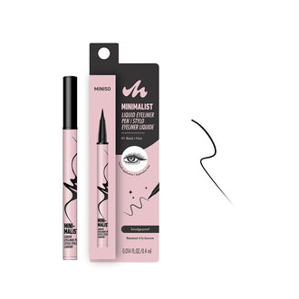 MINISO MINIMALIST SMOOTH LIQUID EYELINER(01 BLACK) 2029699812105 EYELINER PENCIL/LIQUID
