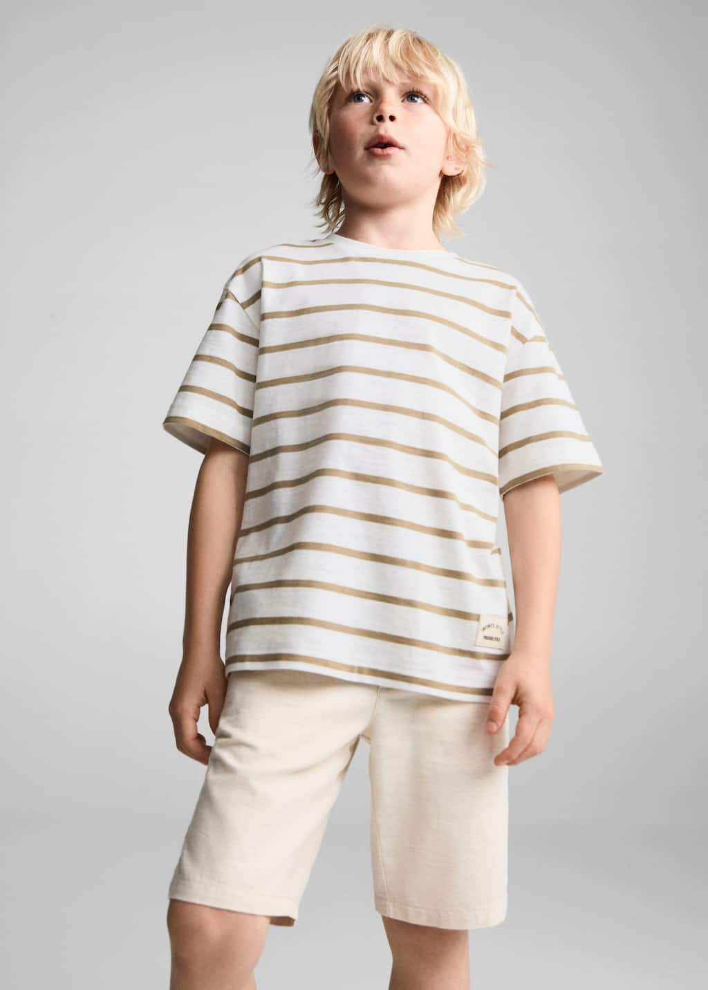 MANGO SLUB 77002927-07 MANGO KIDS BOY T-SHIRT SHORT SLEEVE