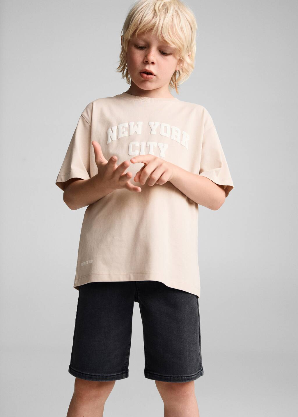 MANGO NEW 77002929-07 MANGO KIDS BOY T-SHIRT SHORT SLEEVE