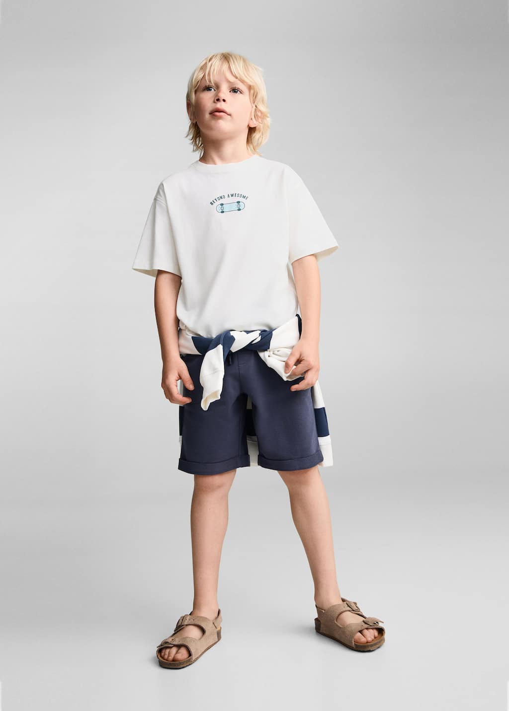 MANGO BEYOND 77002930-02 MANGO KIDS BOY T-SHIRT SHORT SLEEVE