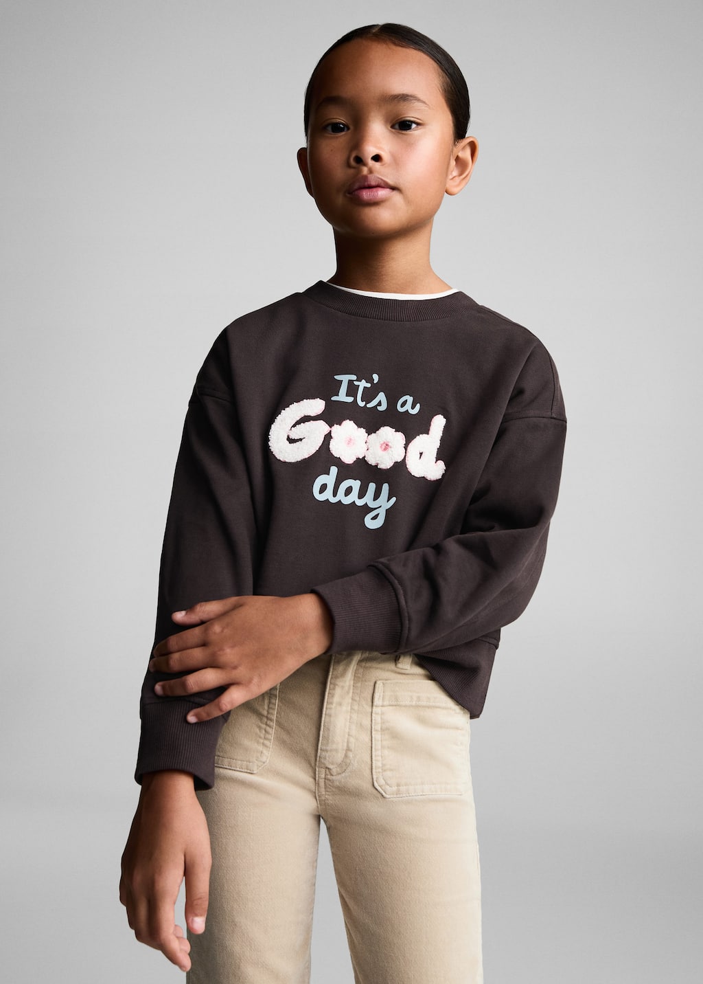 MANGO GOOD 77007705-95 MANGO KIDS GIRL SWEATSHIRT