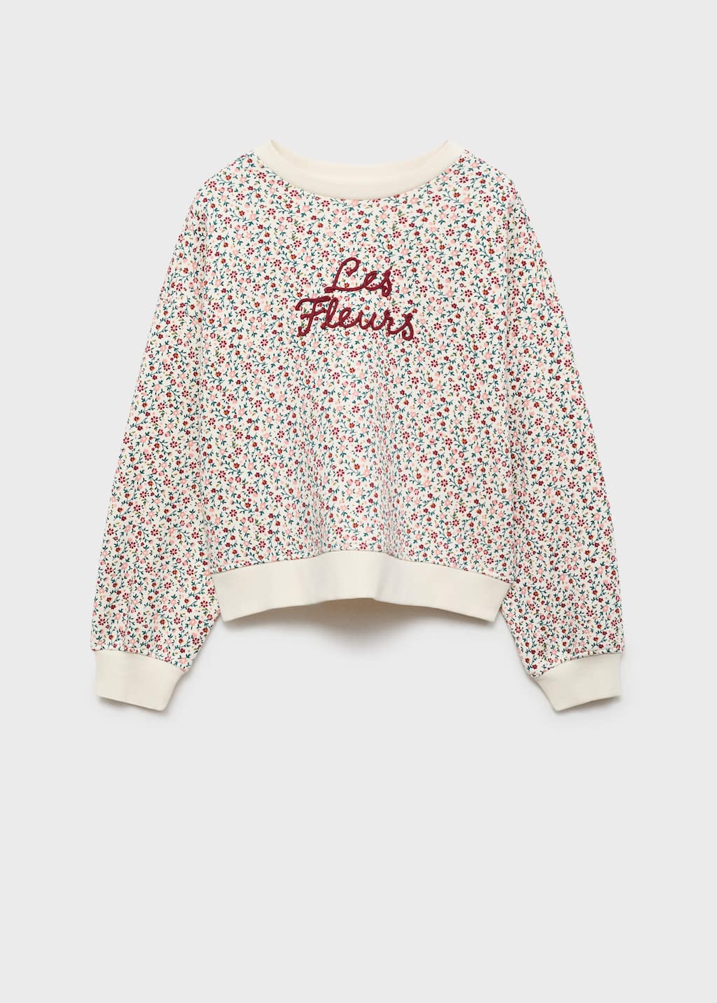 MANGO FLEURS 77007706-92 MANGO KIDS GIRL SWEATSHIRT